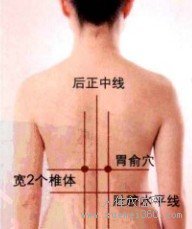 胃俞穴：膀胱经(图文)