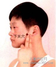 下关穴的取穴窍门