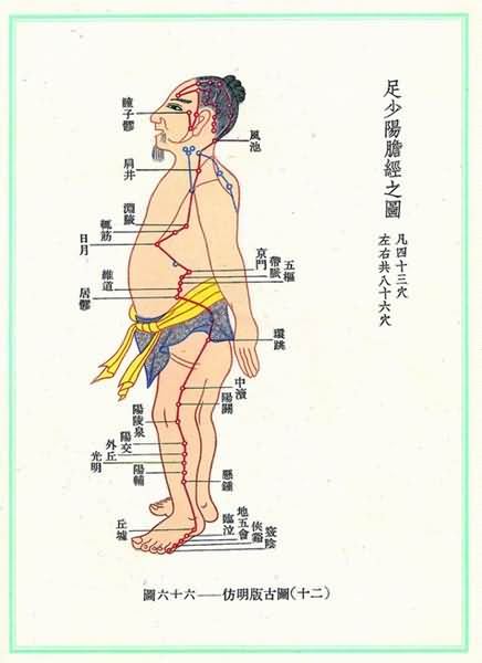 足少阳胆经
