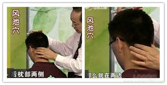 风池穴的准确位置图