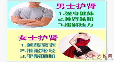 简单按摩法让你健肾强身