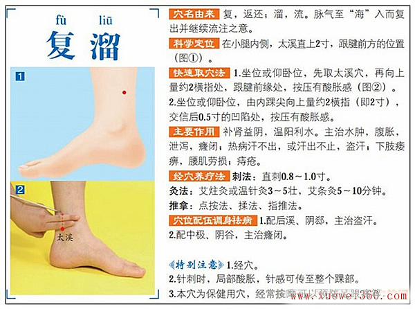 复溜穴